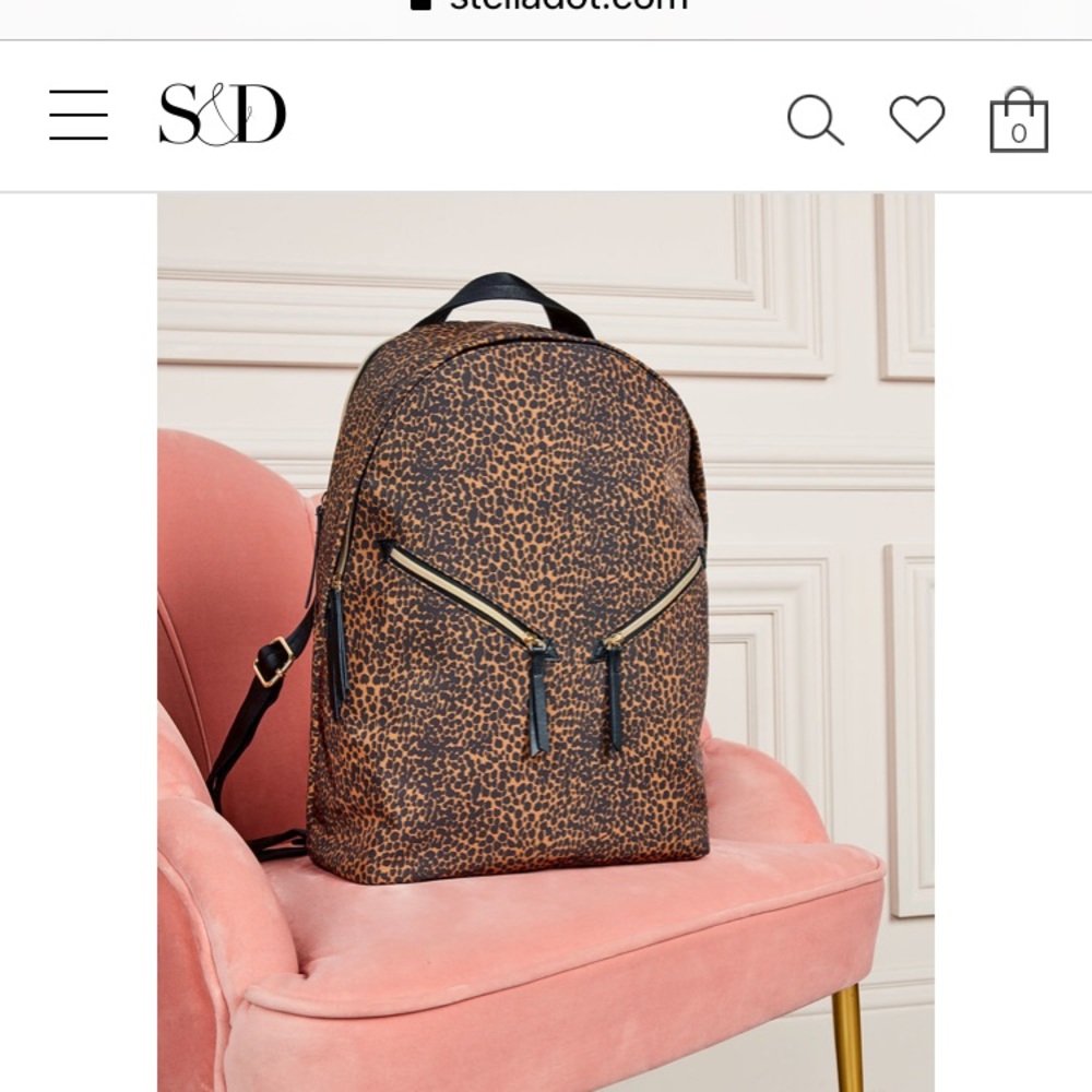 Lady Boss Leopard Backpack VERSATILE - Picture 6 of 11
